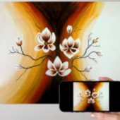 Magnolien, Acryl -  Poster