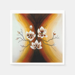Magnolien, Acryl - Servet