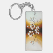 Magnolien, Acryl -  Sleutelhanger (Voorkant Links)