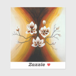 Magnolien, Acryl -  Sticker