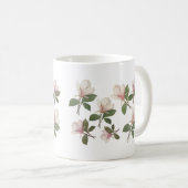  magnoliumbloem. Klassiek, elegant. Koffiemok (Voorkant rechts)