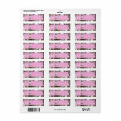 Magnoliumbloemen Etiket (Full Sheet)