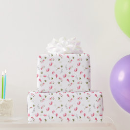 Magnoliumbloempakpapier, roze Magnolia Cadeaupapier