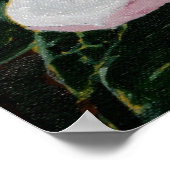 magnoliumbloemschilderij acrylwand poster (Hoek)