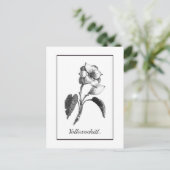  magnoliumkaart voor bloemetjes briefkaart (Staand voorkant)