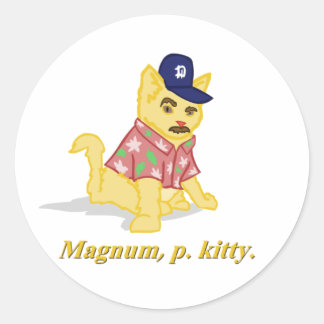 Magnum, blz. kat. ronde sticker