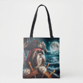 Magnum de Shih Tzu Pirate - Canvas Canvas tas (Voorkant)