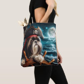 Magnum de Shih Tzu Pirate - Canvas Canvas tas (Dichtbij)