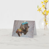 Magnum en Bessie Note Kaart (Gele Bloem)