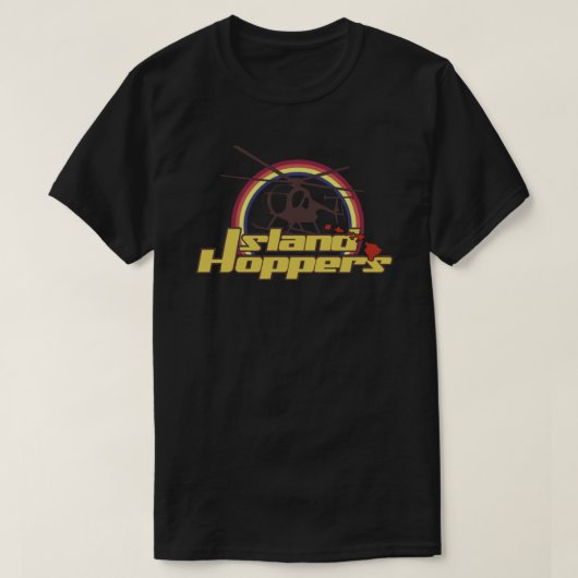 Magnum Island Hoppers logo (voor lichtgekleurde ba T-shirt (Design voorkant)