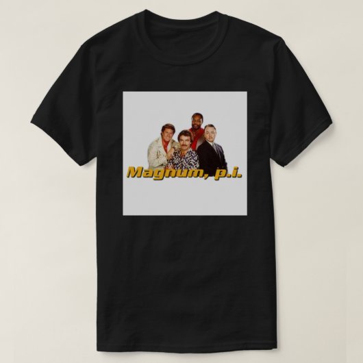 Magnum P.I. 80s Show Poster.png T-shirt (Design voorkant)