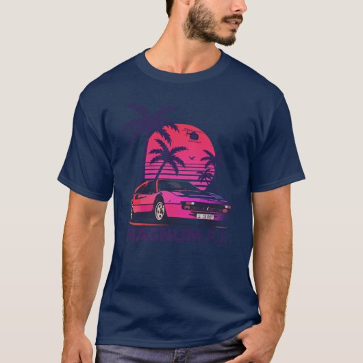 Magnum Pi Hawaï T-shirt (Voorkant)