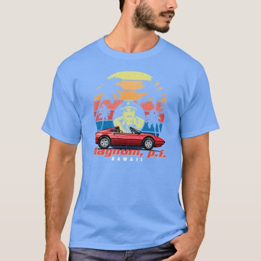 Magnum PI Retro T-shirt (Voorkant)