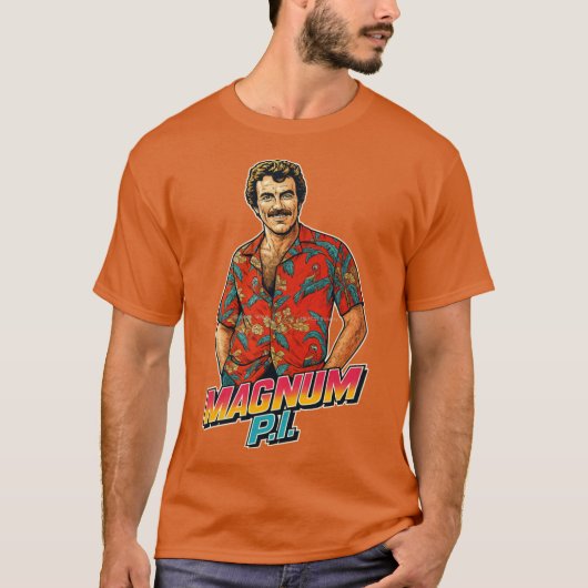 Magnum PI-vriend T-shirt (Voorkant)