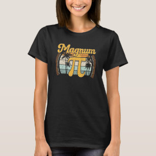 Magnum Pi Wiskunde Pi Dag Retro T-shirt