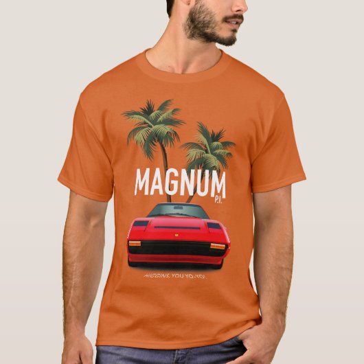 Magnum tv-serie t-shirt (Voorkant)