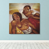 Magnum's "Gauguin" schilderij Muurkunst Canvas Afdruk (Insitu (Houten vloer))