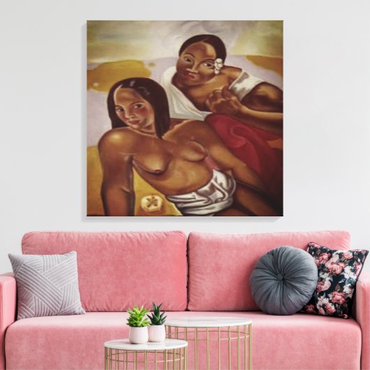 Magnum's "Gauguin" schilderij Muurkunst Canvas Afdruk (Insitu (Woonkamer))
