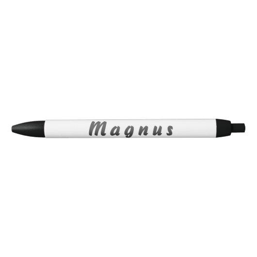 Magnus Kugelschreiber Zwarte Inkt Pen (Voorkant)