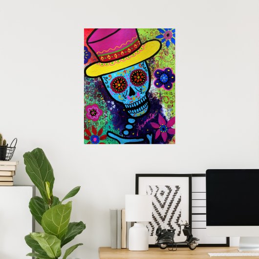 MAGO DAG VAN HET DODE POSTER DOOR PRISARTS (Thuiskantoor)