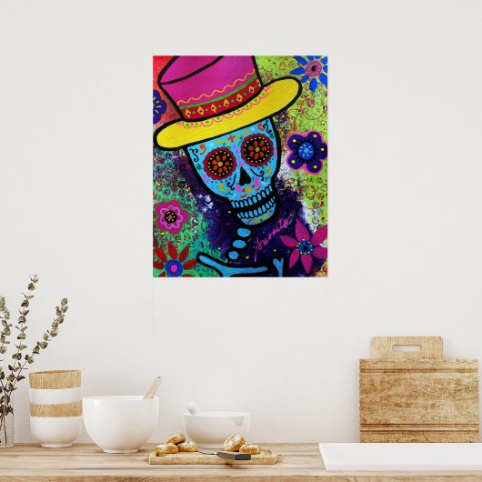 MAGO DAG VAN HET DODE POSTER DOOR PRISARTS (Keuken)