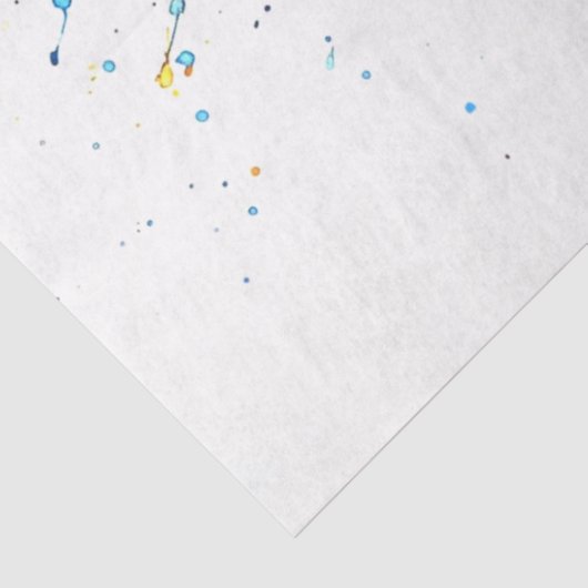 Magpie Bird Azure Whisper Decoupage Tissuepapier (Detail)