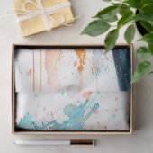 Magpie Bird Cerulean Charm Decoupage Tissuepapier (Geschenk)