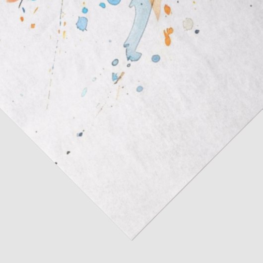 Magpie Bird Sienna Serenade Decoupage Tissuepapier (Detail)