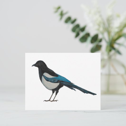 Magpie Briefkaart (Staand voorkant)