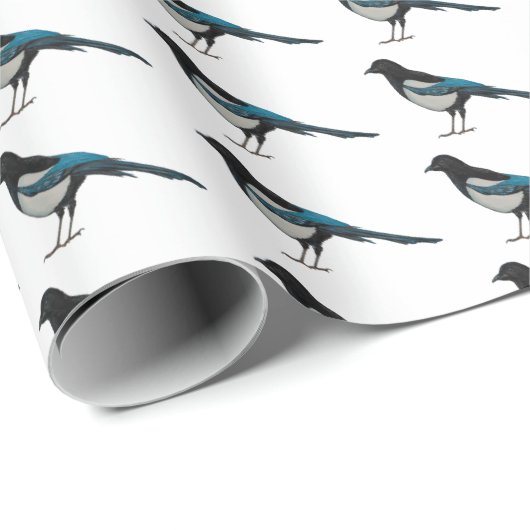 Magpie Cadeaupapier (Rol Hoek)