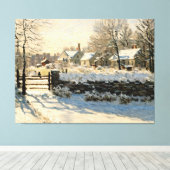 Magpie Canvas Afdruk (Insitu (Houten vloer))