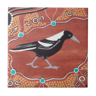 Magpie Dreaming Tegeltje