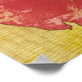 Magpie en tijger: Koreaanse Folk Art Poster (Hoek)