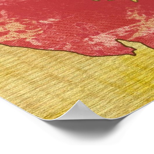 Magpie en tijger: Koreaanse Folk Art Poster