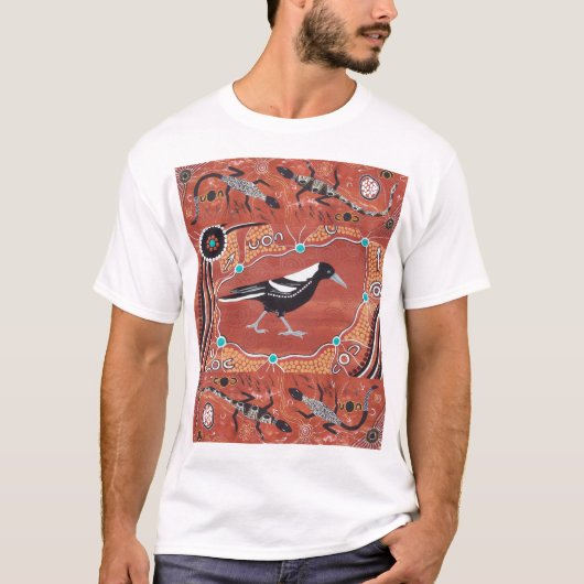 Magpie & Goannas T-shirt (Voorkant)