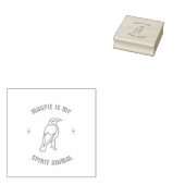 magpie is mijn gedistilleerde diertje rubberstempel (Gestempeld)