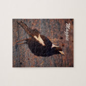 Magpie jigzaadpuzzel legpuzzel (Horizontaal)