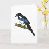 Magpie Kaart (Gele Bloem)