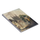 Magpie Lane, Oxford, illustratie van de 'Histor' Notitieboek (Rechterzijde)