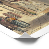 Magpie Lane, Oxford, illustratie van de 'Histor' Poster (Hoek)