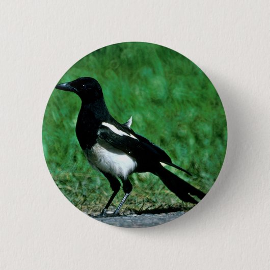 Magpie Ronde Button 5,7 Cm (Voorkant)