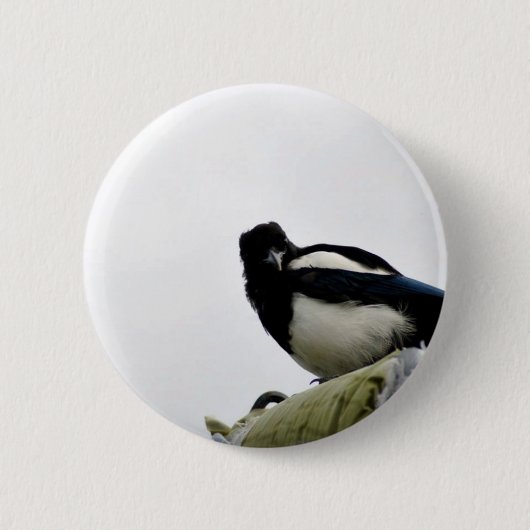 Magpie Ronde Button 5,7 Cm (Voorkant)
