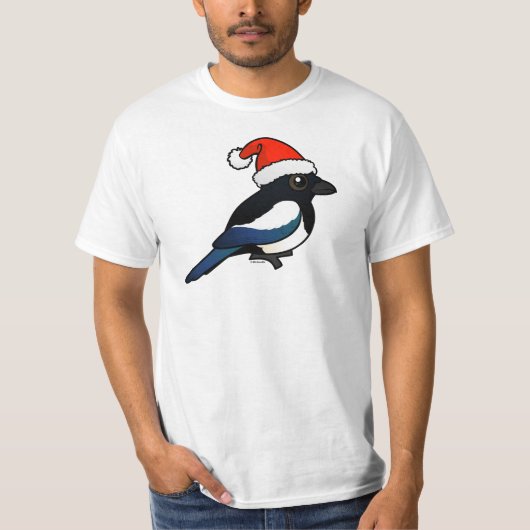 Magpie Santa T-shirt (Voorkant)