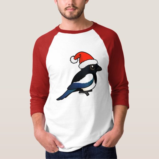 Magpie Santa T-shirt (Voorkant)
