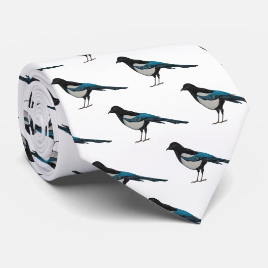 Magpie Stropdas (Opgerold)