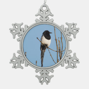 Magpie Tin Sneeuwvlok Ornament
