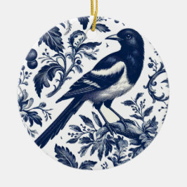 Magpie Toile Vintage Charm  Keramisch Ornament
