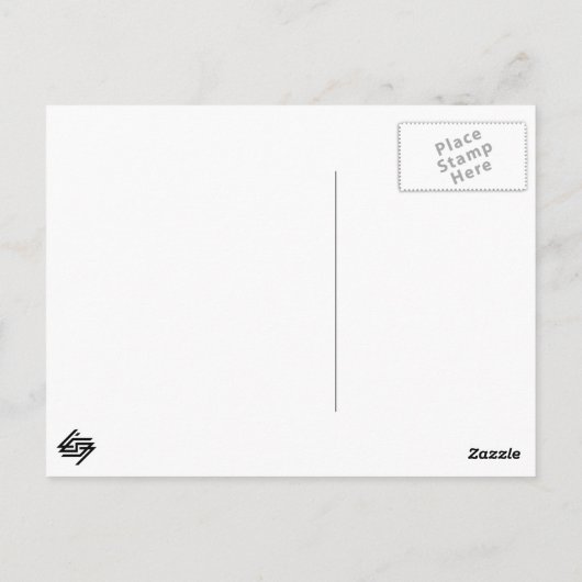 Magpie Watercolor Briefkaart (Achterkant)