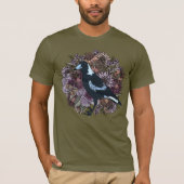 Magpie Wildflower Garden T-shirt (Voorkant)