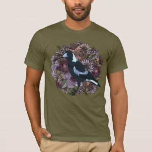 Magpie Wildflower Garden T-shirt